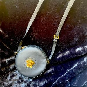 Versace LA MEDUSA ROUND CAMERA BAG